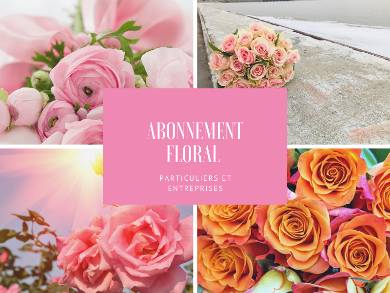 Abonnement floral mensuel