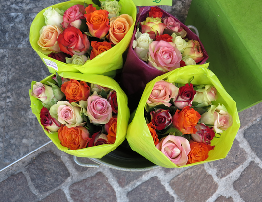 Bouquet de roses mix