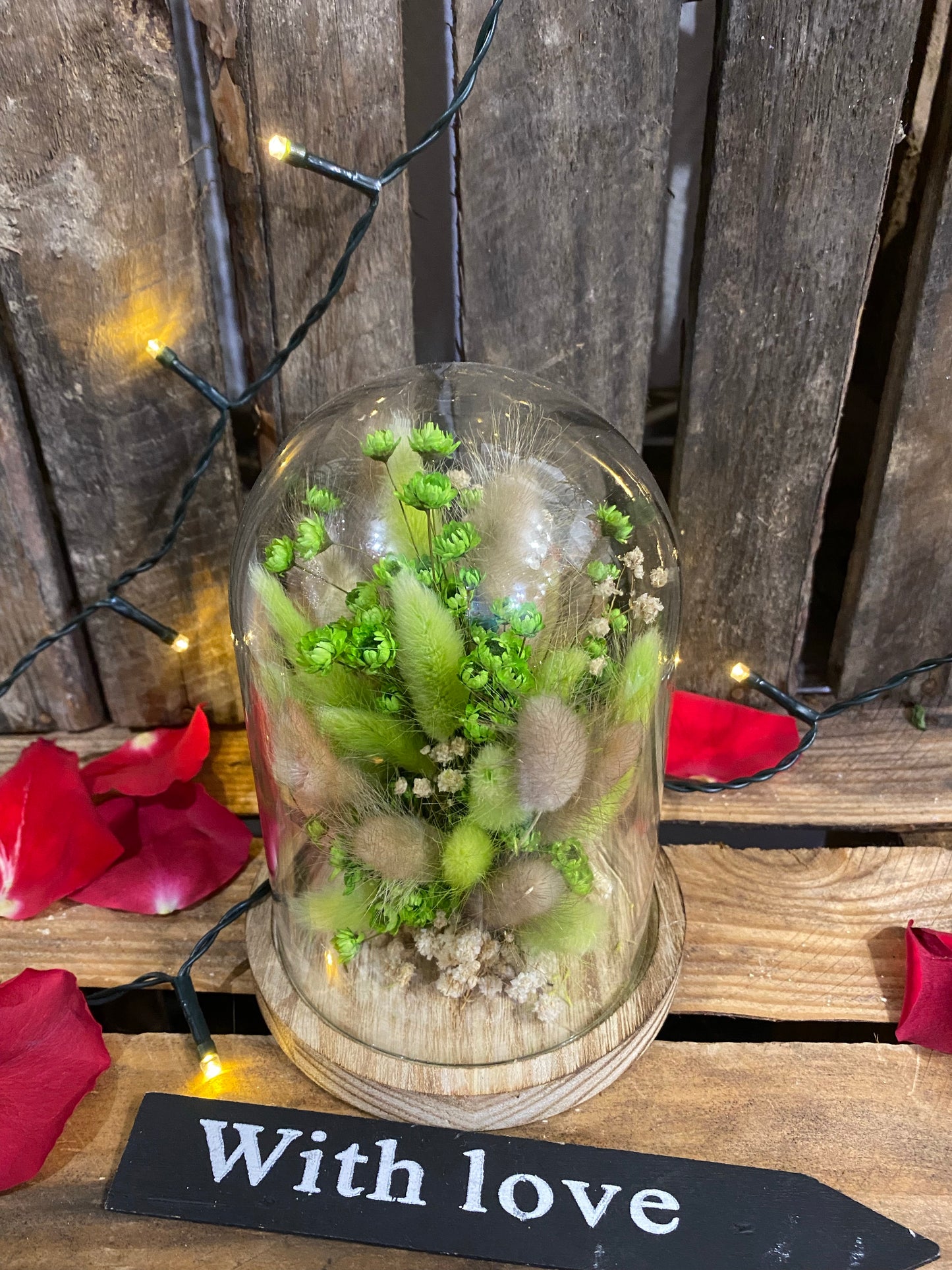 Cloches fleur séchées