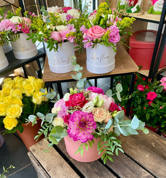 Boîte fleurie la star de l’atelier