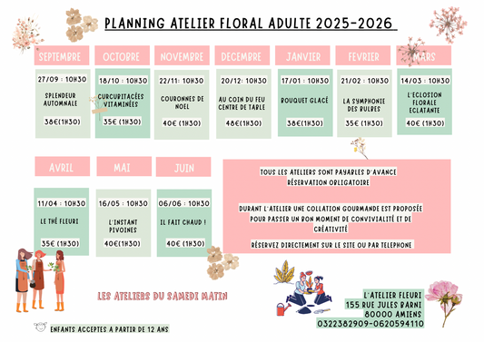 Atelier Floral Adulte