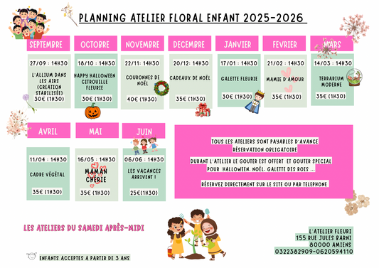 Atelier floral enfants