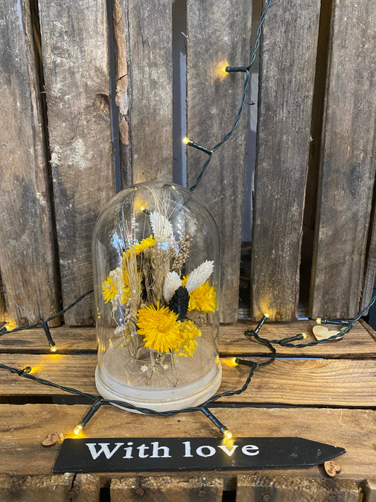 Cloches fleur séchées