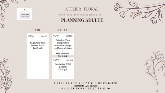 Atelier Floral Adulte